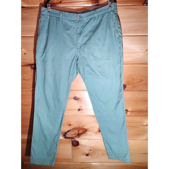 Vineyard Vines Pants Men 36X27 Green Chino Club Classic Preppy Retro - Picture 1 of 7